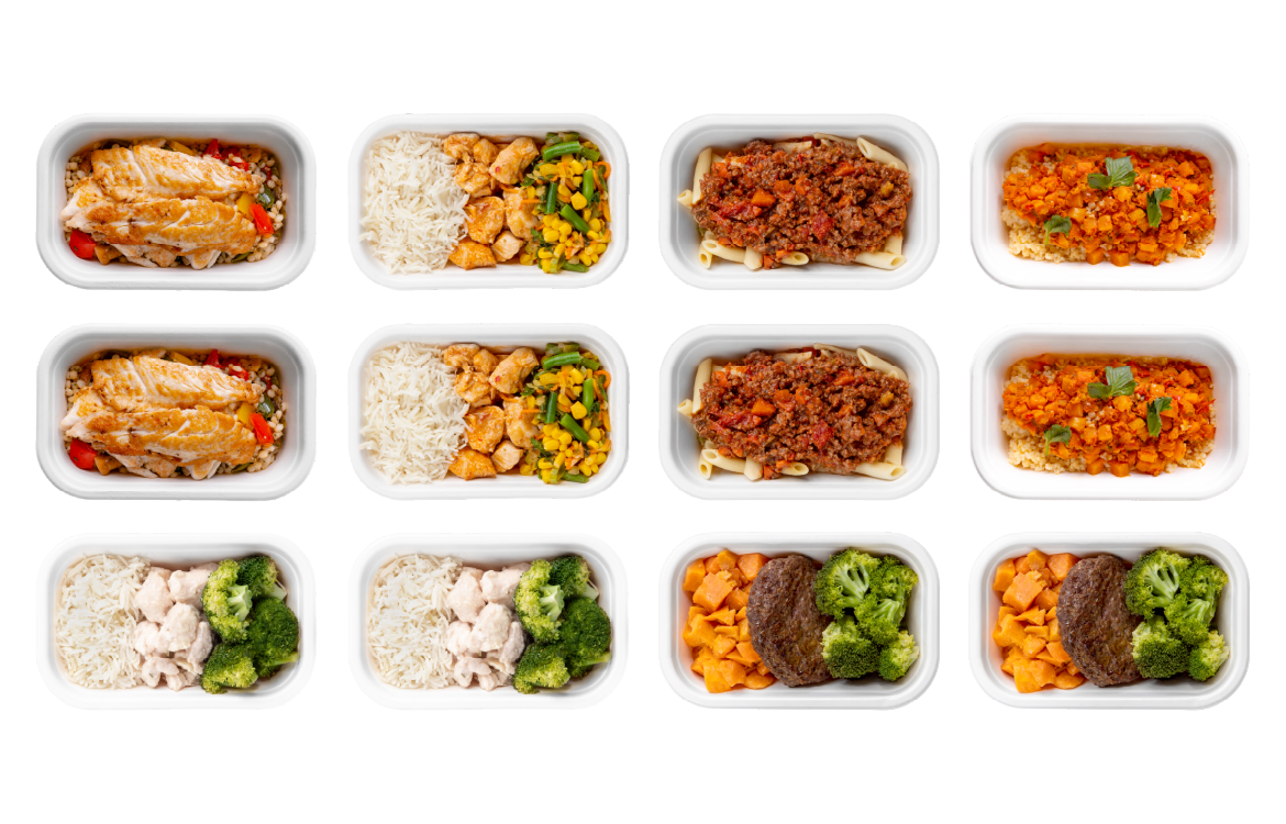 Afvallen Mix Pack ‘Get Fit’ – 12 Maaltijden – 6 Smaken